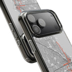 Chicago Marathon Route Clear Impact-Resistant Phone Case
