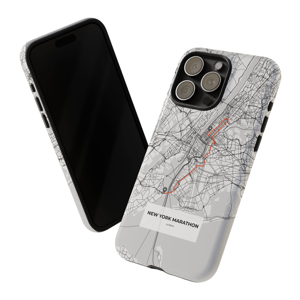 New York Marathon Route Tough Phone Case