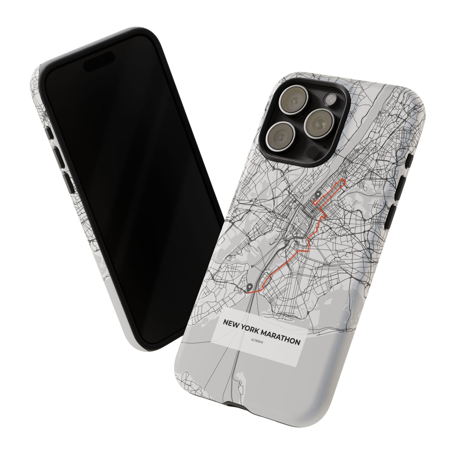 New York Marathon Route Tough Phone Case