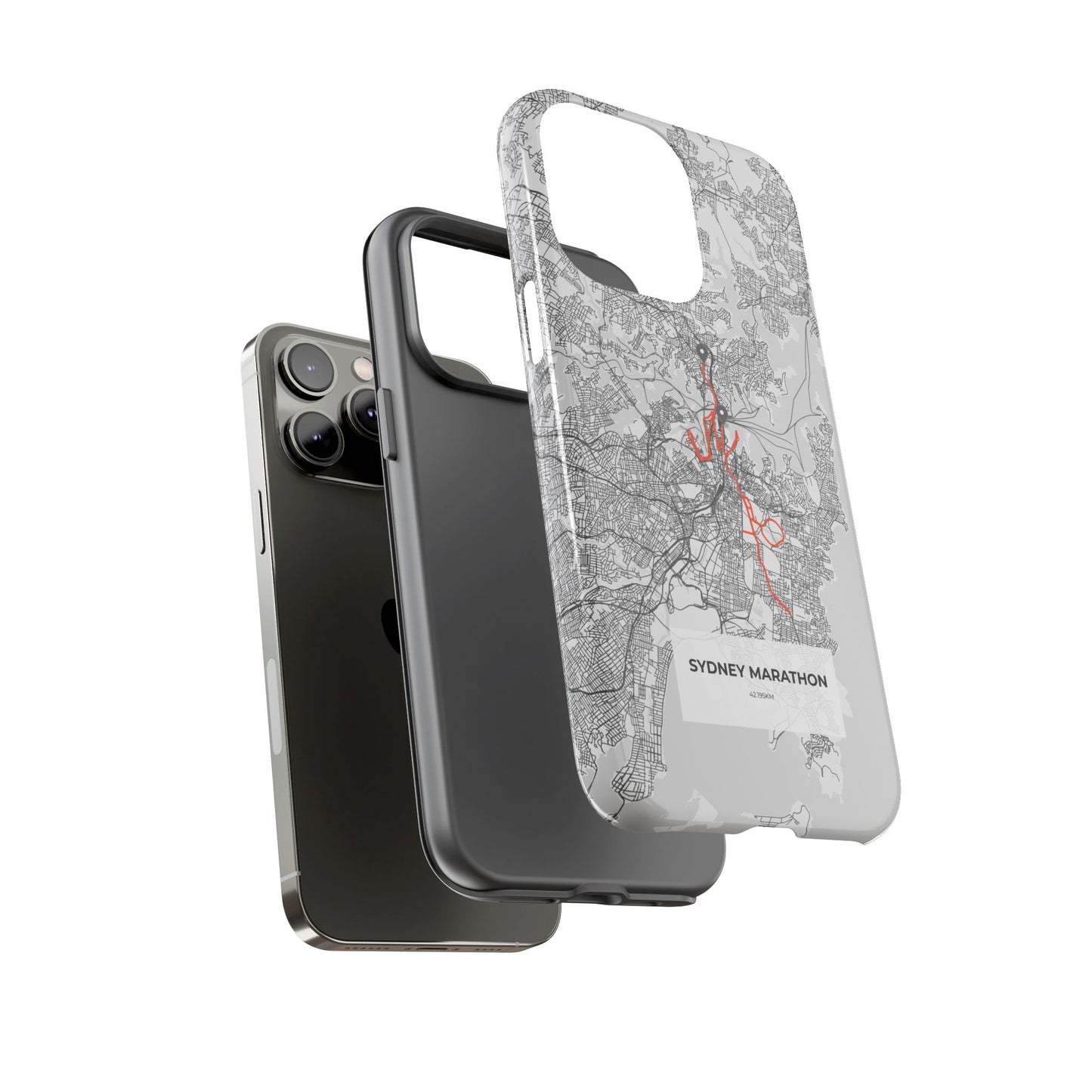 Sydney Marathon Route Tough Phone Case