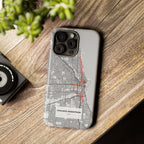 Chicago Marathon Route Tough Phone Case