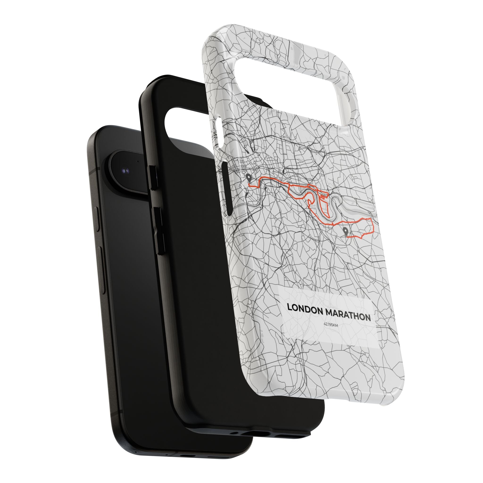 London Marathon Route Tough Phone Case