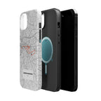 London Marathon Route Magnetic Impact-Resistant Phone Case