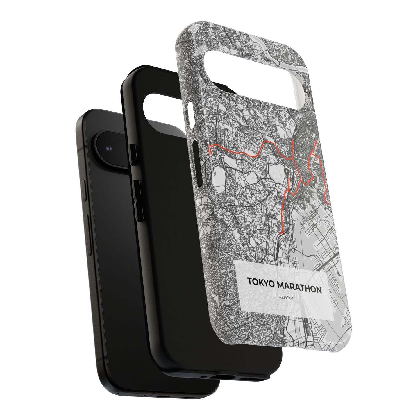 Tokyo Marathon Route Tough Phone Case