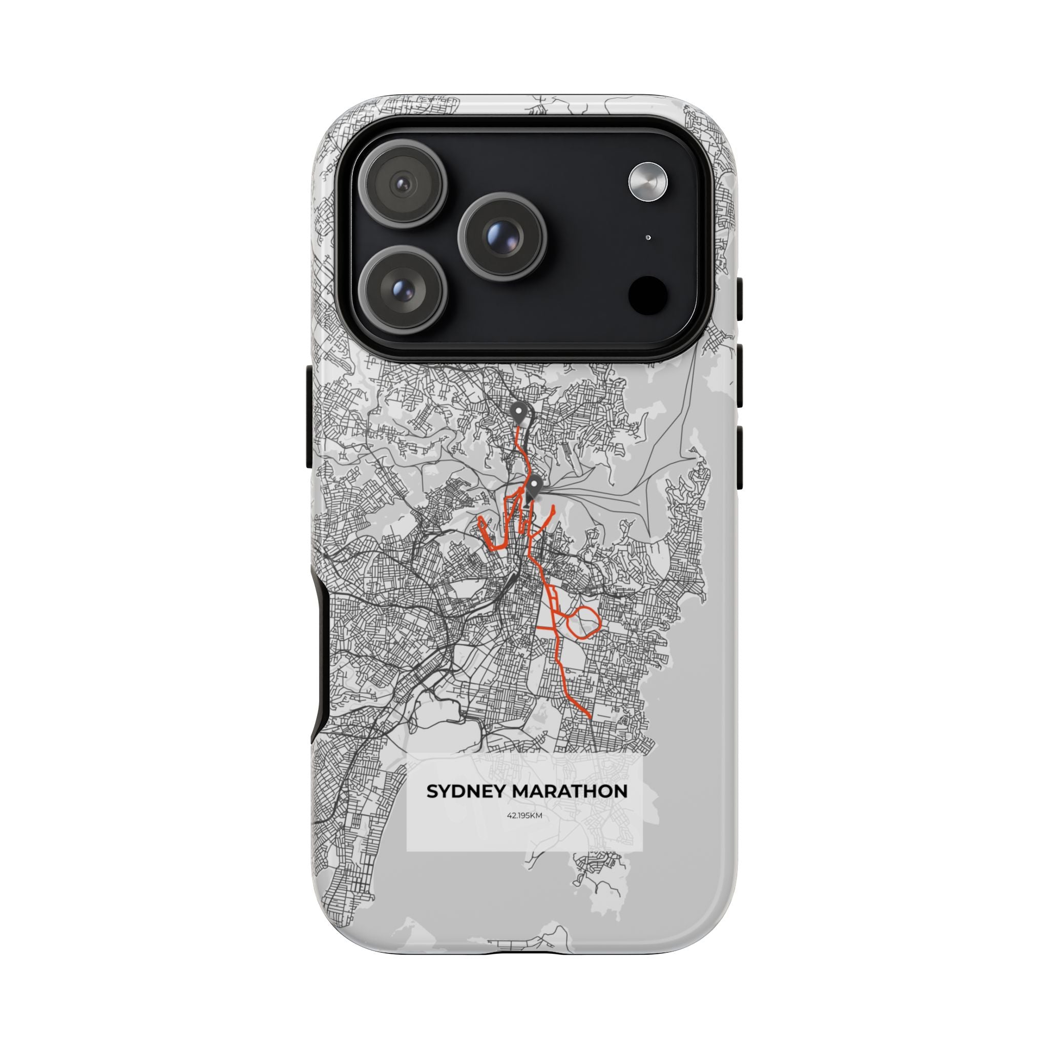 Sydney Marathon Route Tough Phone Case