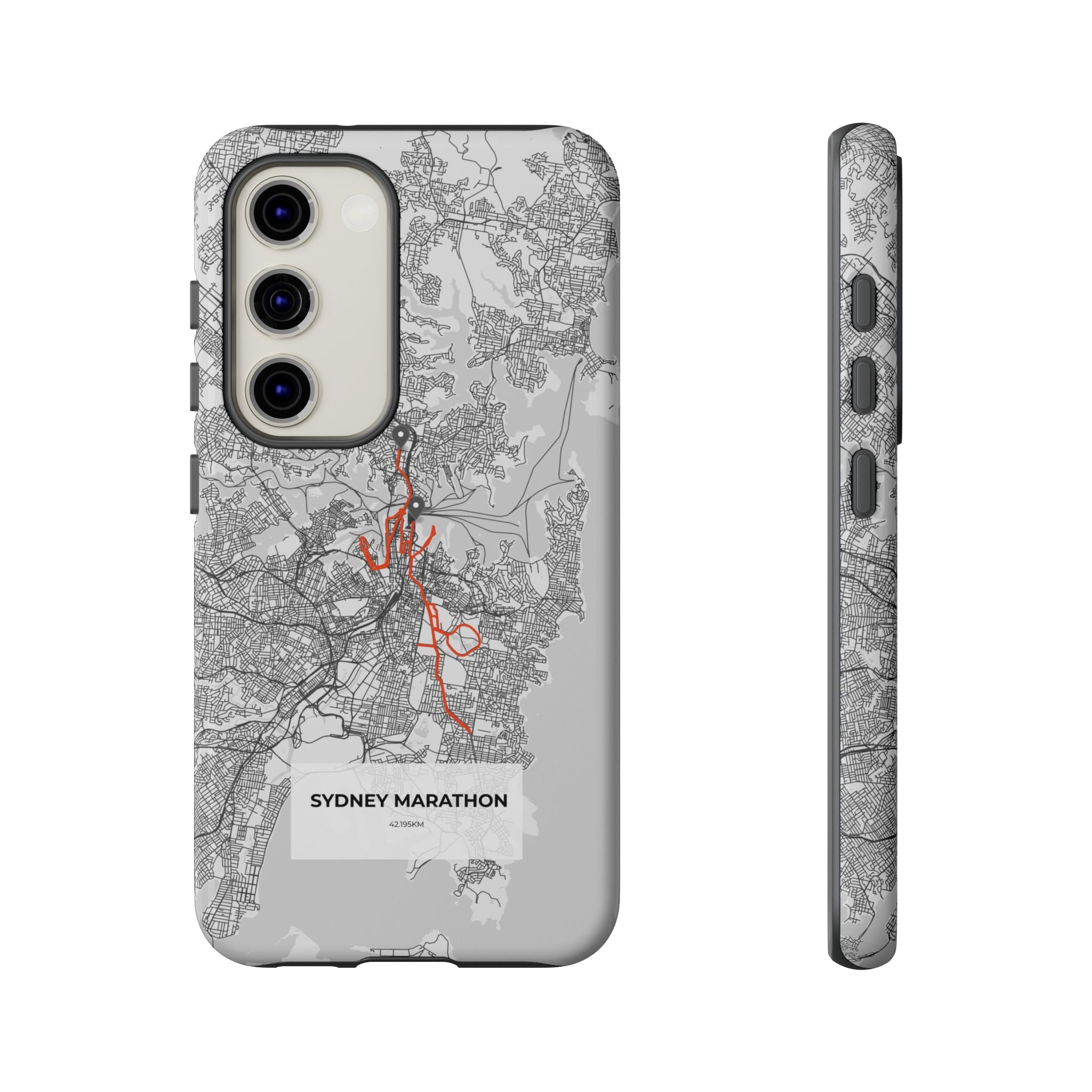 Sydney Marathon Route Tough Phone Case