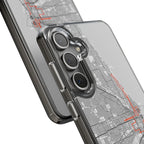 Chicago Marathon Route Clear Impact-Resistant Phone Case