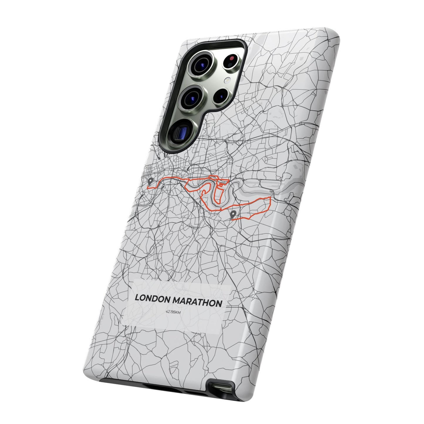 London Marathon Route Tough Phone Case