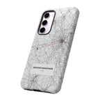 Boston Marathon Route Tough Phone Case