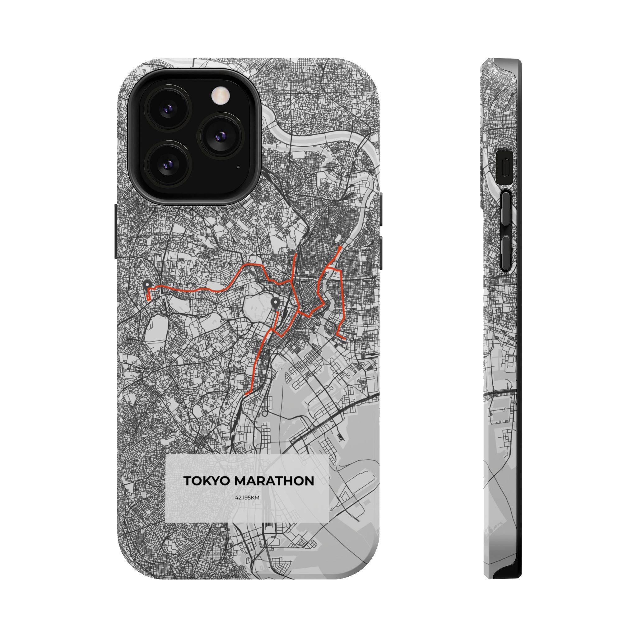 Tokyo Marathon Route Magnetic Impact-Resistant Phone Case