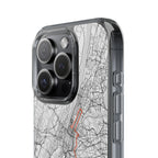 New York Marathon Route Clear Impact-Resistant Phone Case
