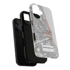 Chicago Marathon Route Tough Phone Case