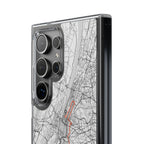 New York Marathon Route Clear Impact-Resistant Phone Case