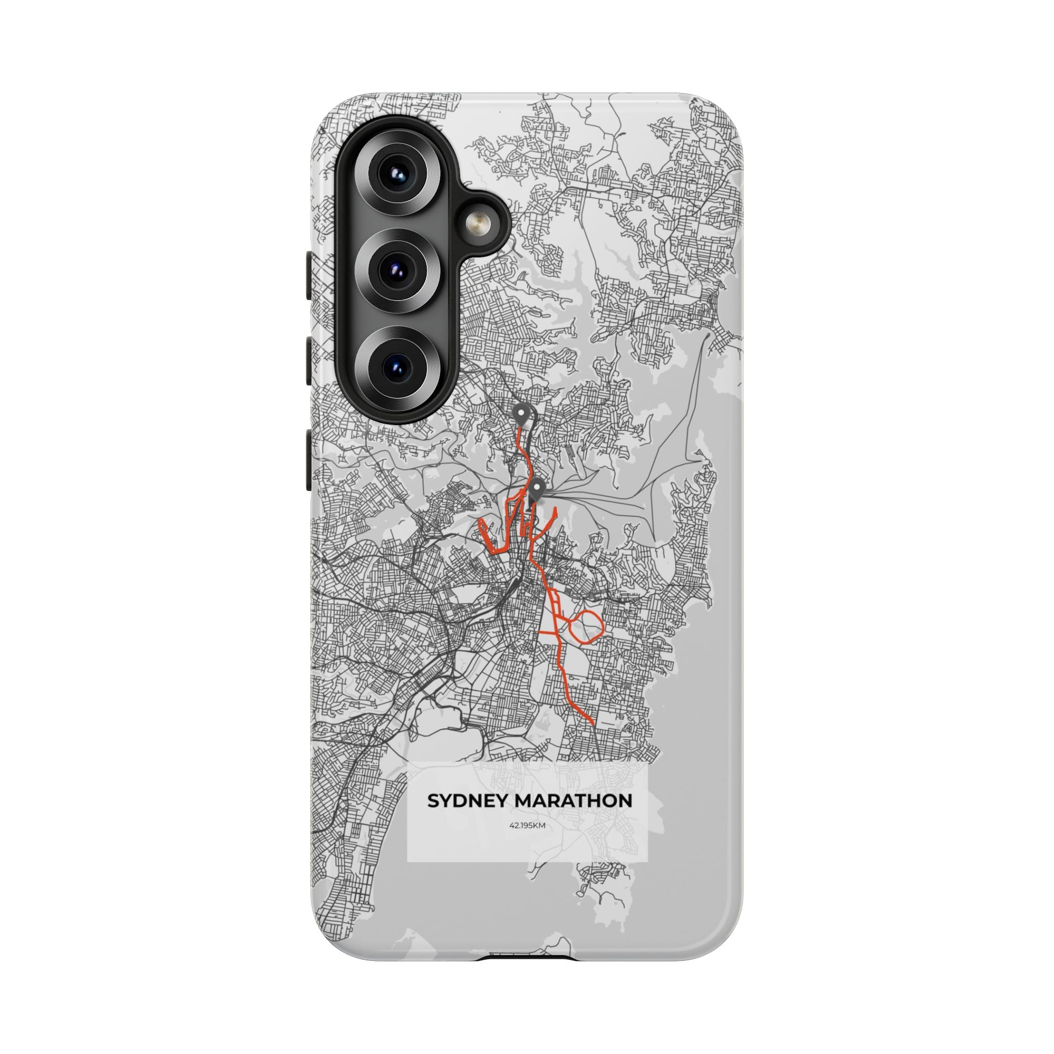 Sydney Marathon Route Tough Phone Case