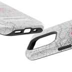 London Marathon Route Magnetic Impact-Resistant Phone Case