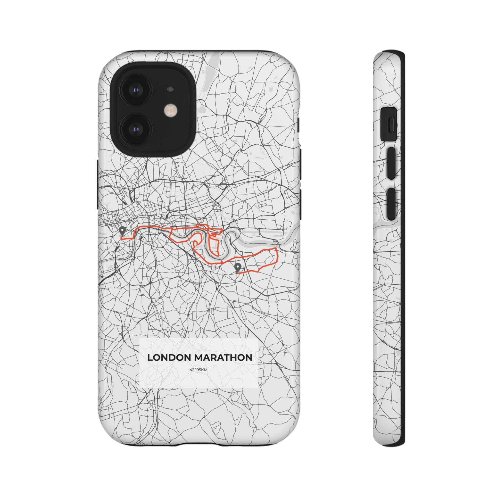 London Marathon Route Tough Phone Case