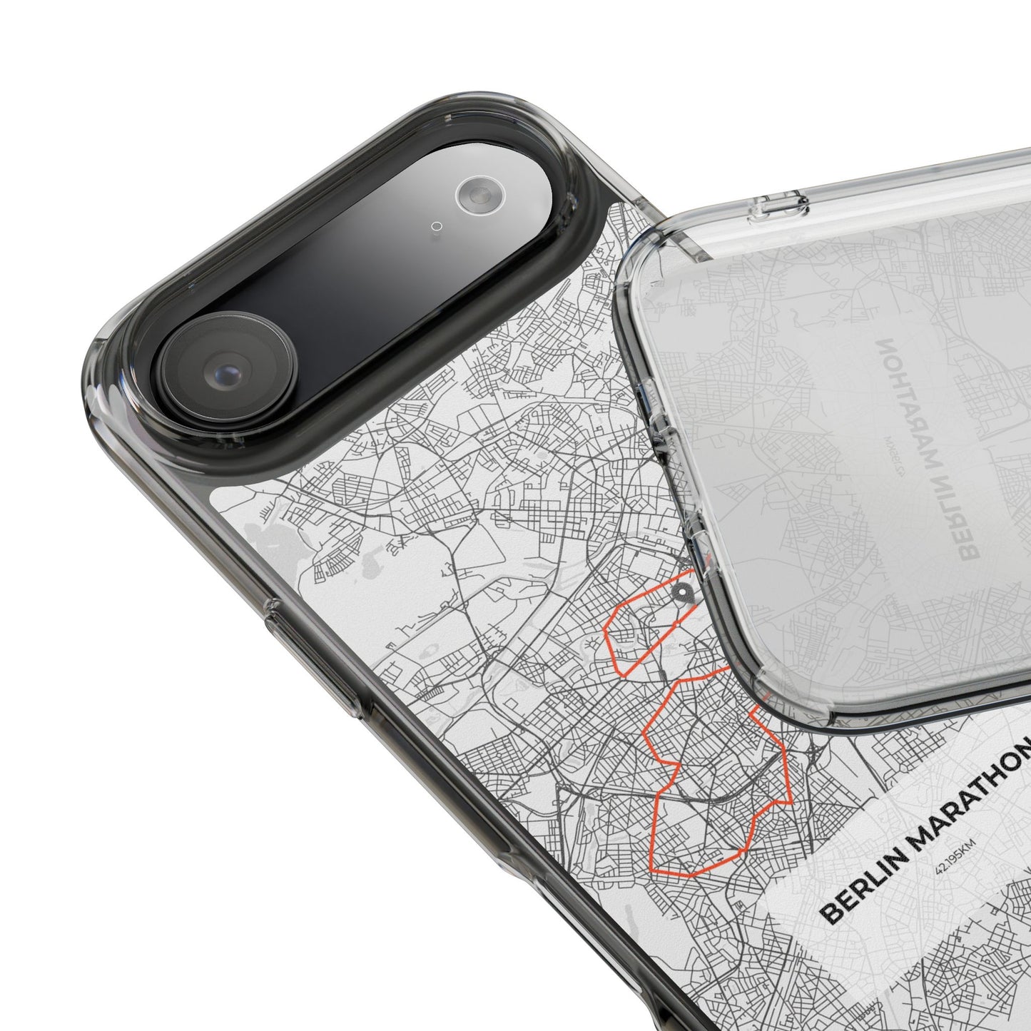 Berlin Marathon Route Clear Impact-Resistant Phone Case