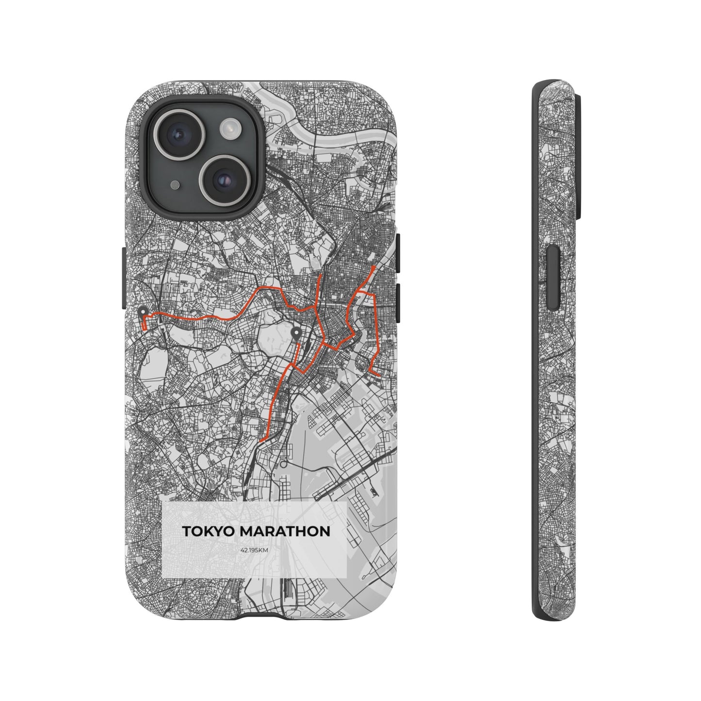 Tokyo Marathon Route Tough Phone Case