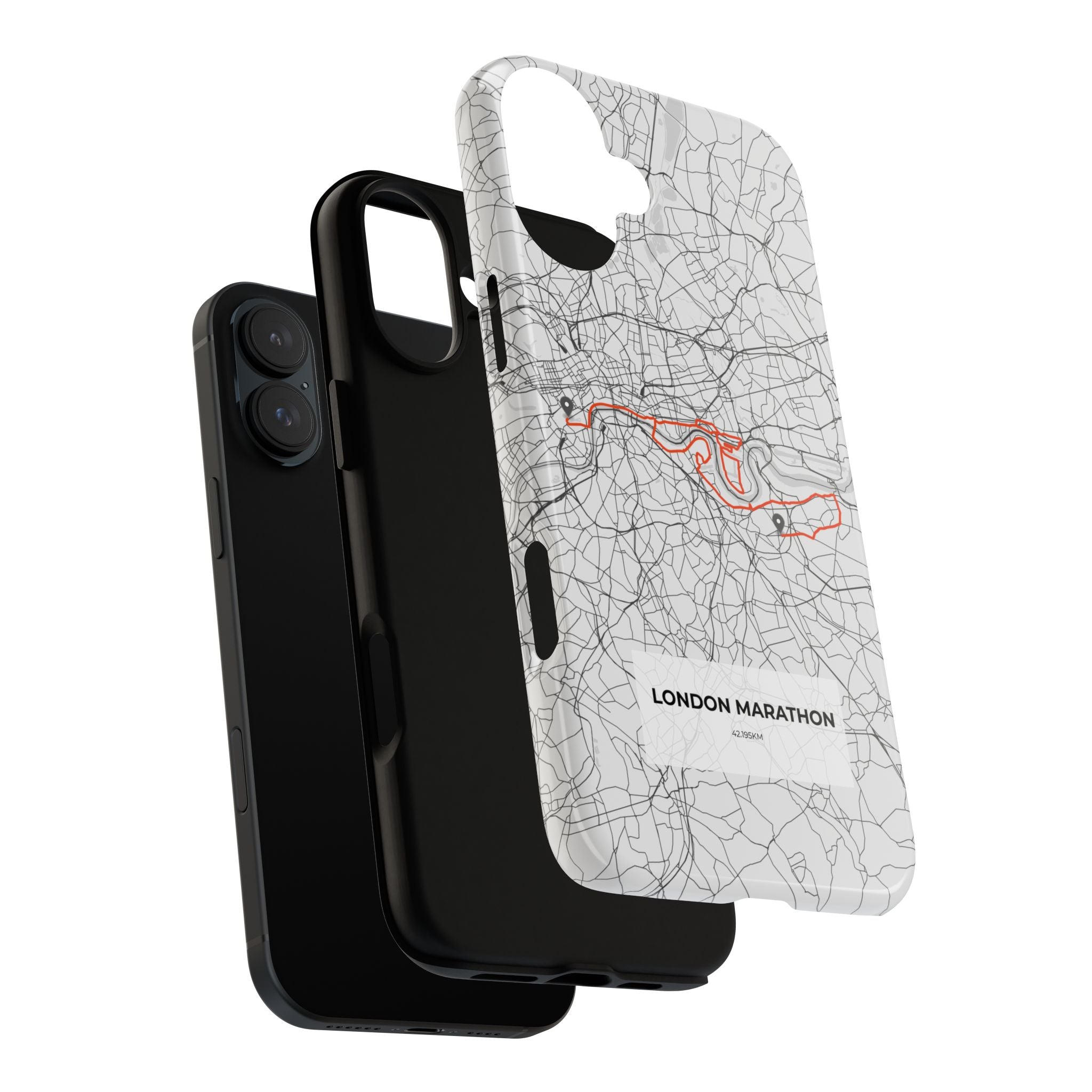 London Marathon Route Tough Phone Case