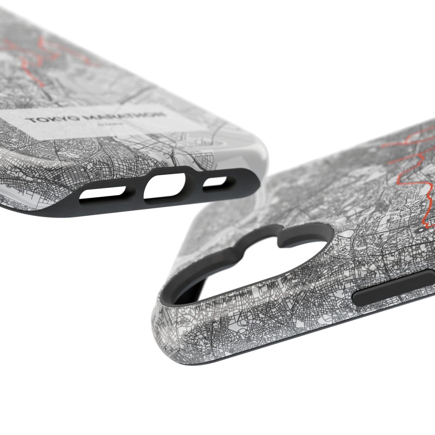 Tokyo Marathon Route Magnetic Impact-Resistant Phone Case