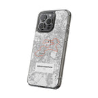 Berlin Marathon Route Clear Impact-Resistant Phone Case