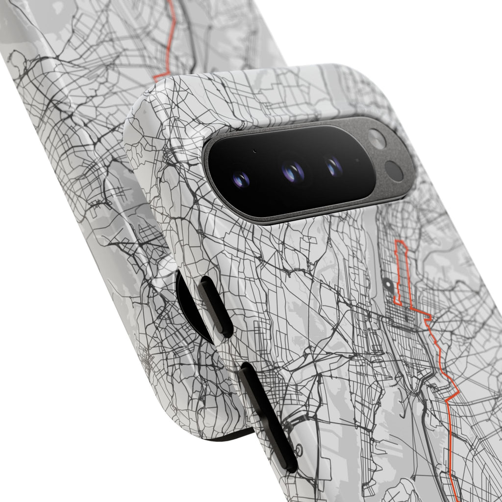 New York Marathon Route Tough Phone Case