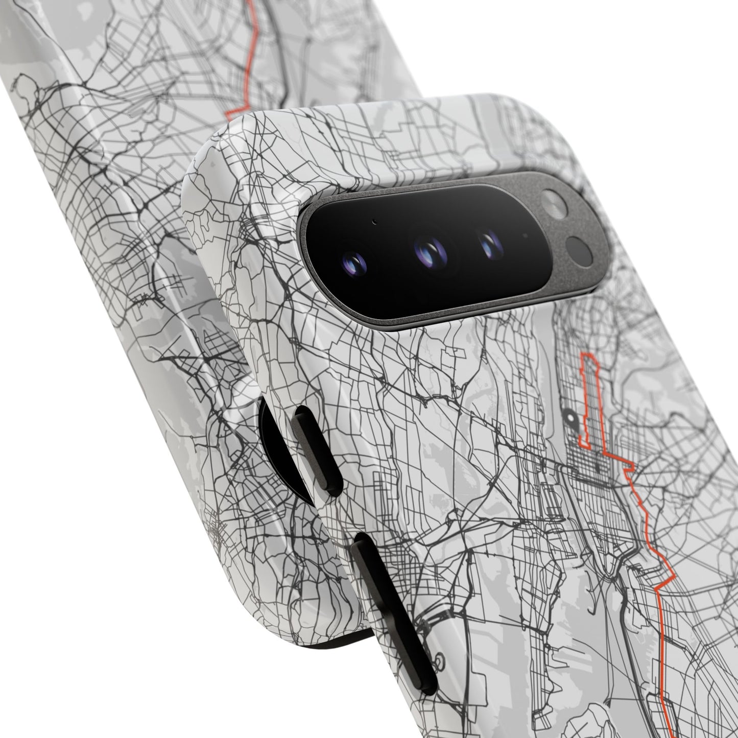 New York Marathon Route Tough Phone Case