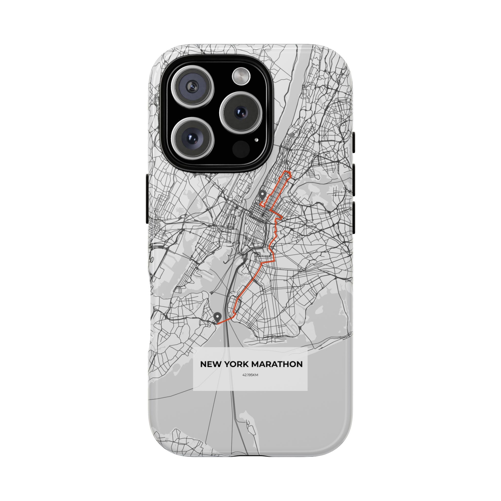 New York Marathon Route Tough Phone Case