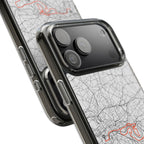 London Marathon Route Clear Impact-Resistant Phone Case