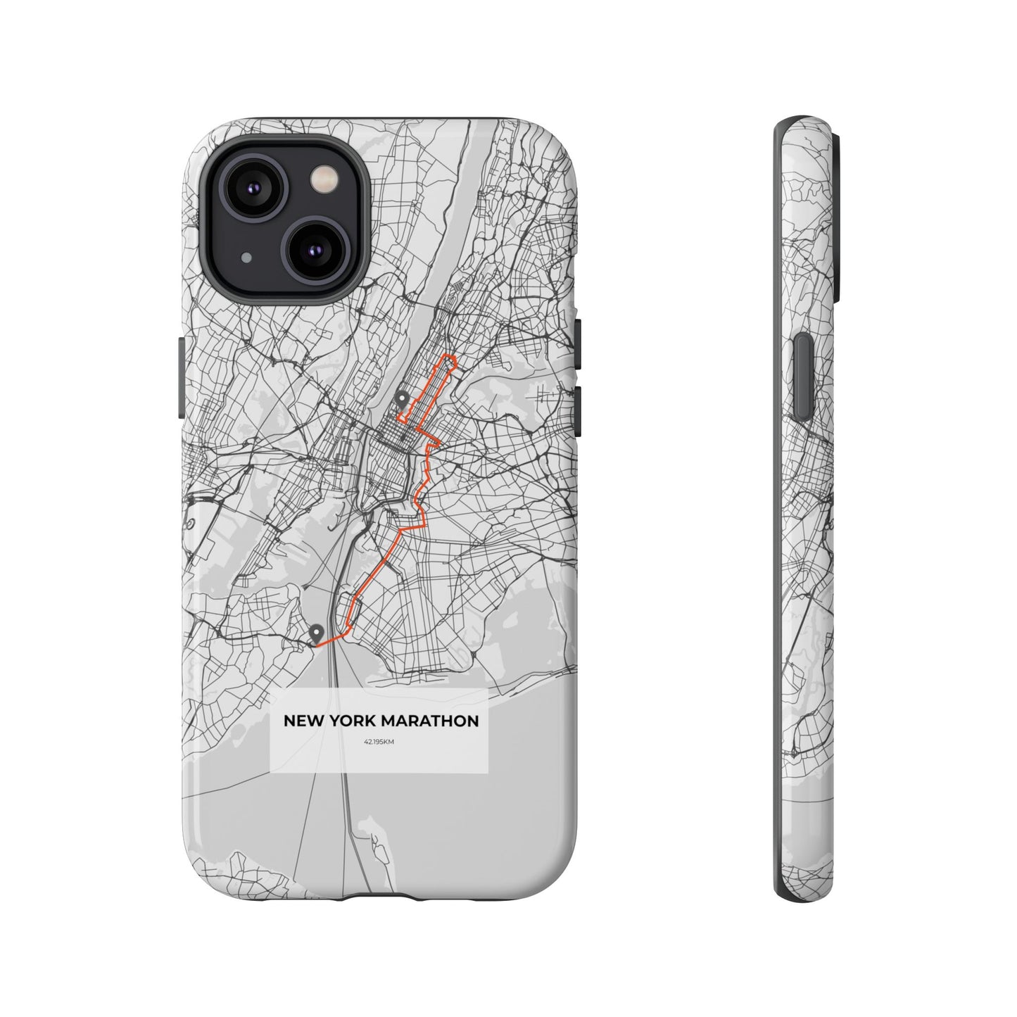 New York Marathon Route Tough Phone Case