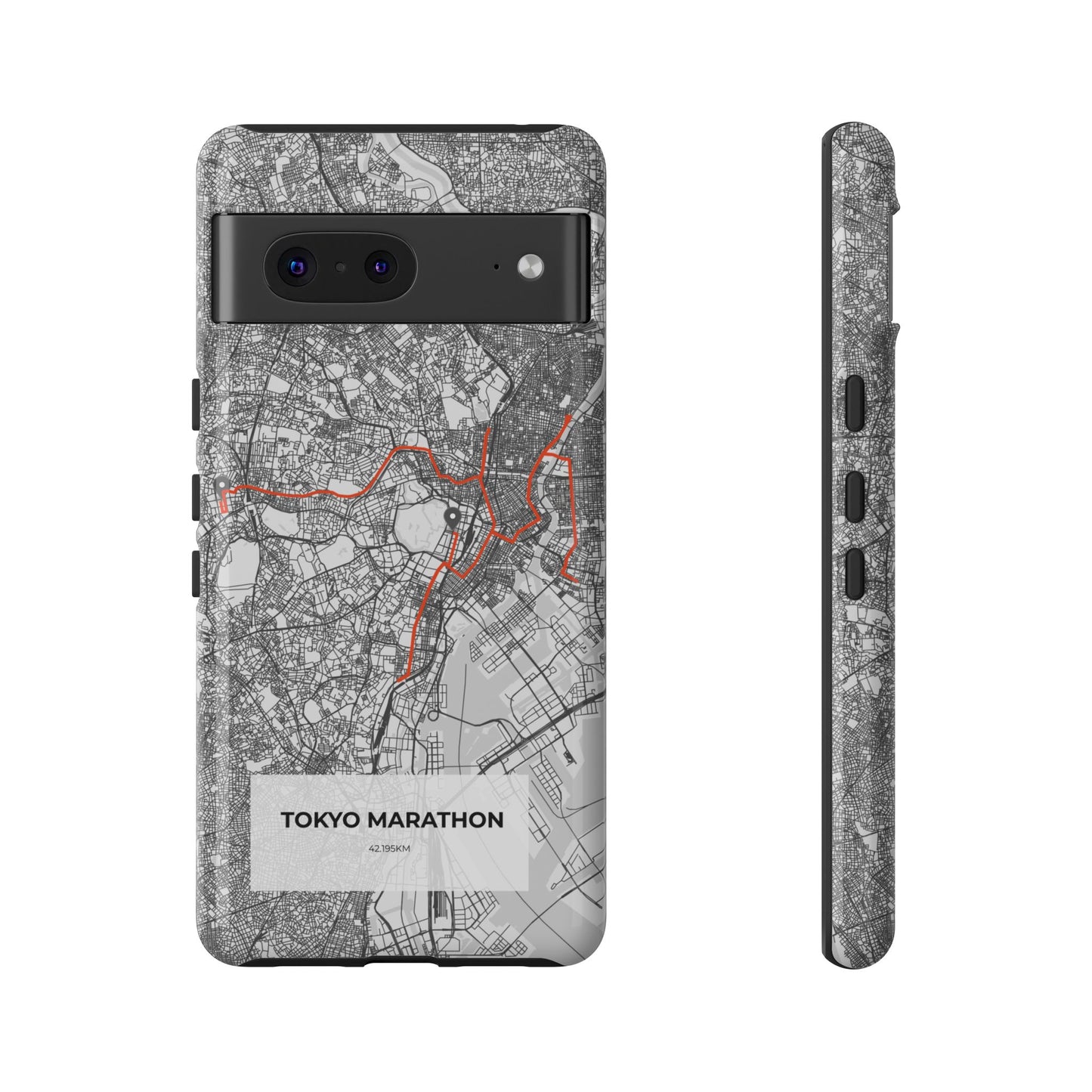 Tokyo Marathon Route Tough Phone Case