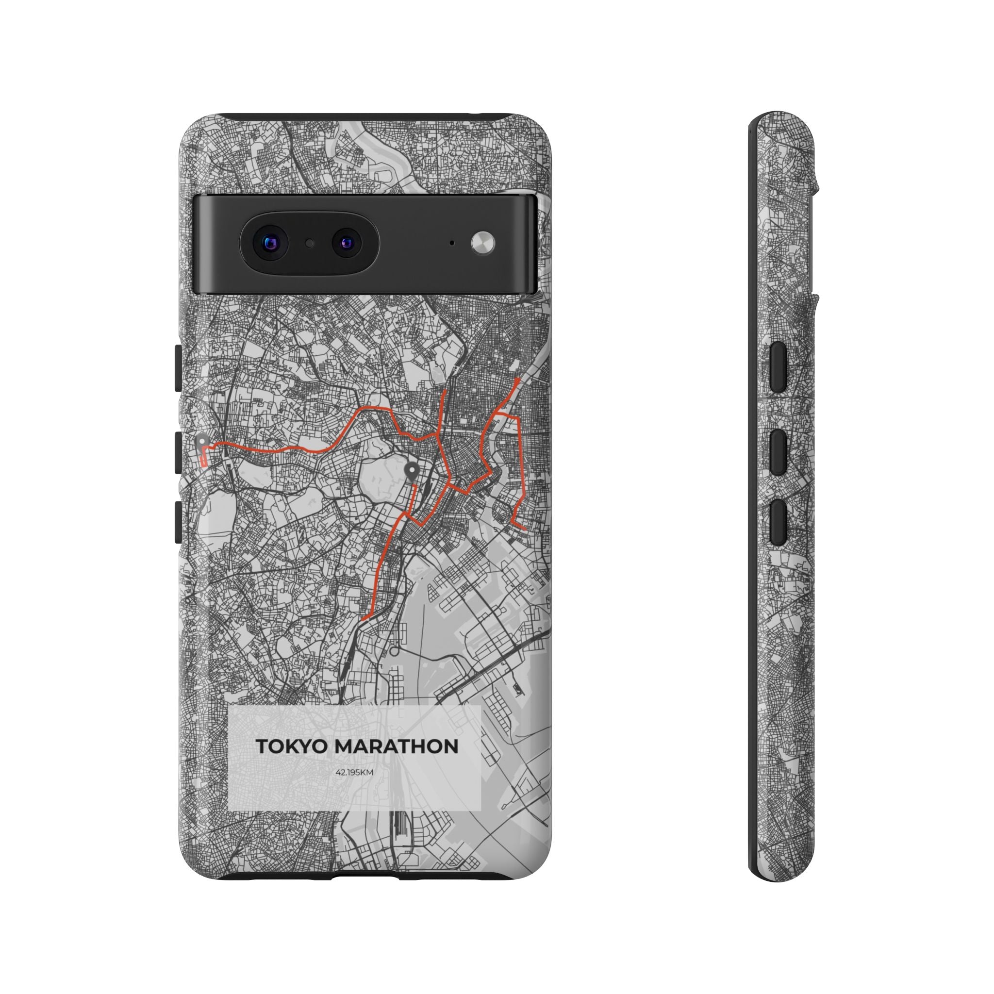 Tokyo Marathon Route Tough Phone Case