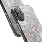 Berlin Marathon Route Clear Impact-Resistant Phone Case