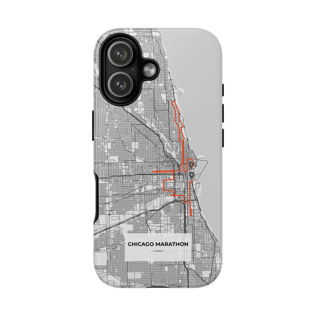 Chicago Marathon Route Tough Phone Case