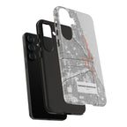Chicago Marathon Route Tough Phone Case
