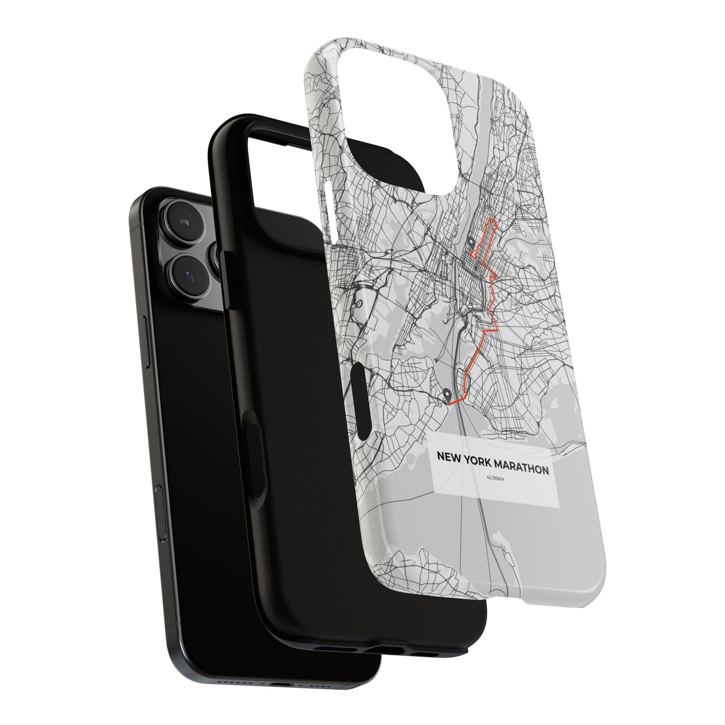 New York Marathon Route Tough Phone Case