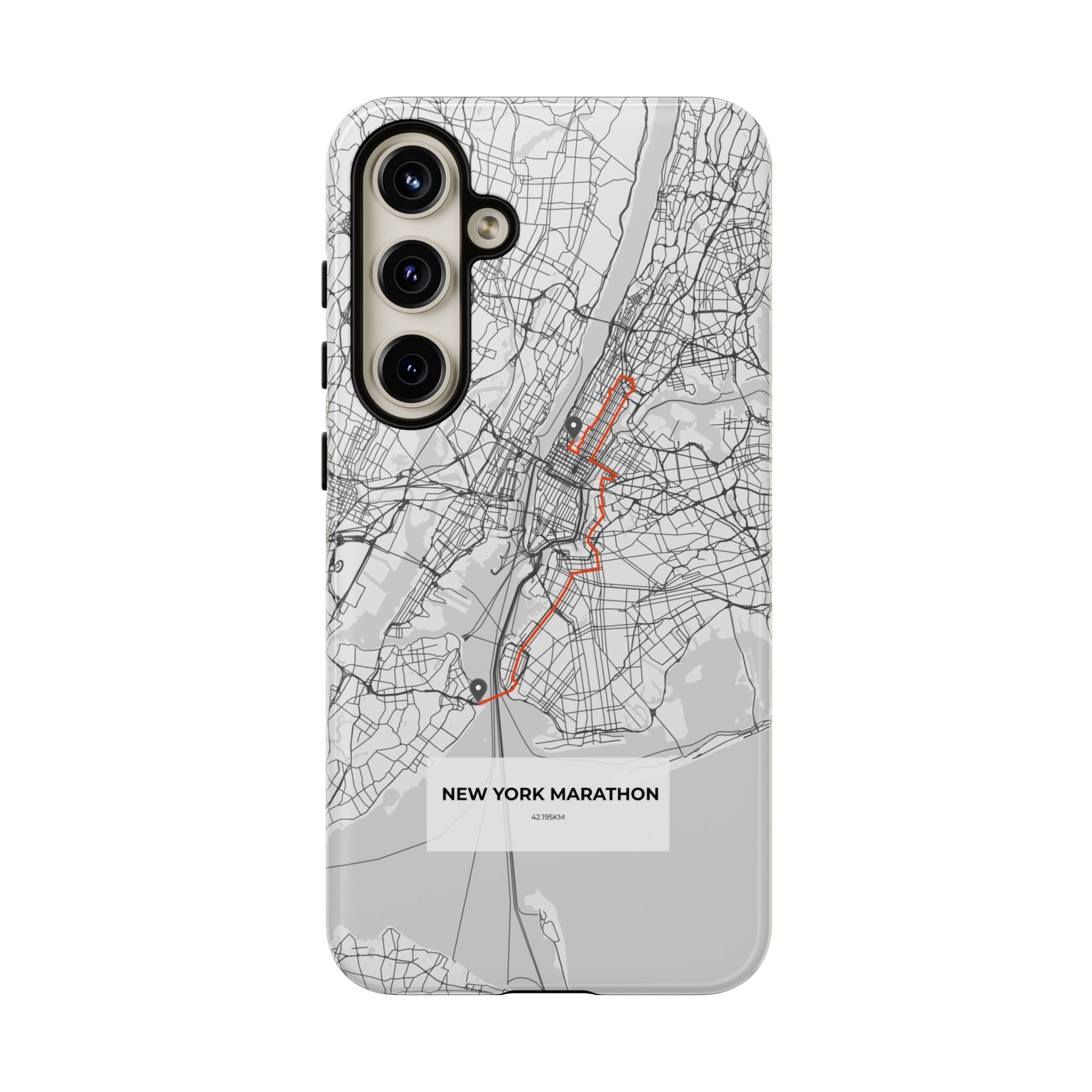 New York Marathon Route Tough Phone Case