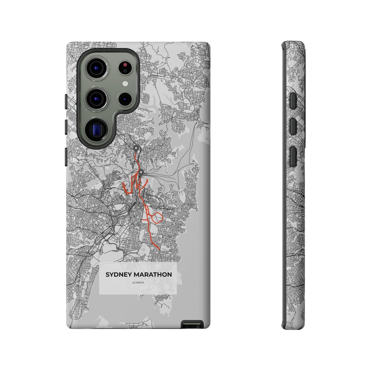 Sydney Marathon Route Tough Phone Case