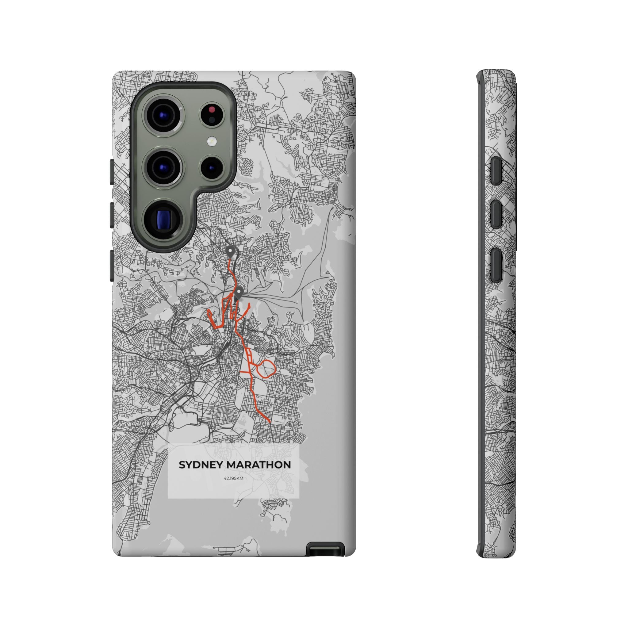 Sydney Marathon Route Tough Phone Case