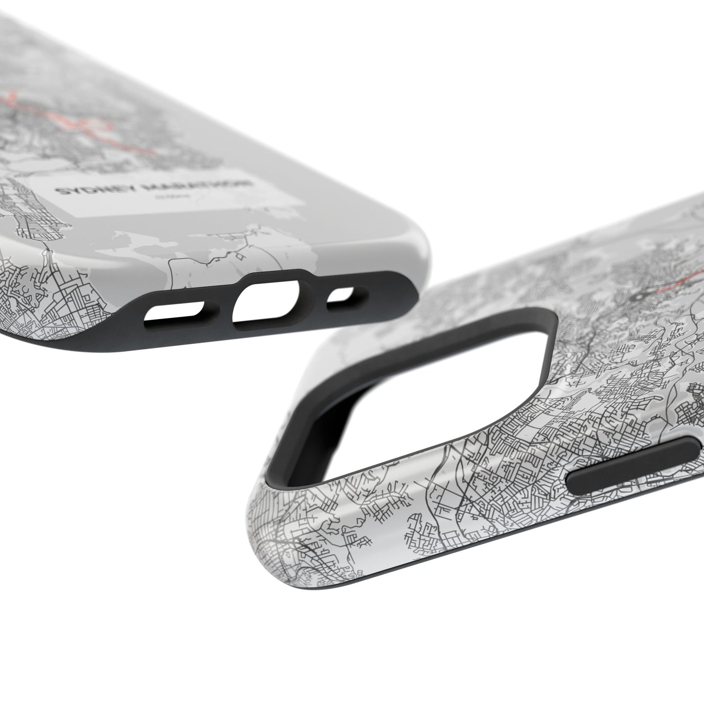 Sydney Marathon Route Magnetic Impact-Resistant Phone Case