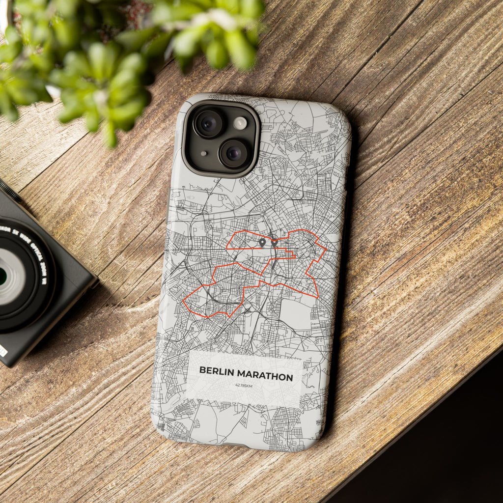 Berlin Marathon Route Tough Phone Case