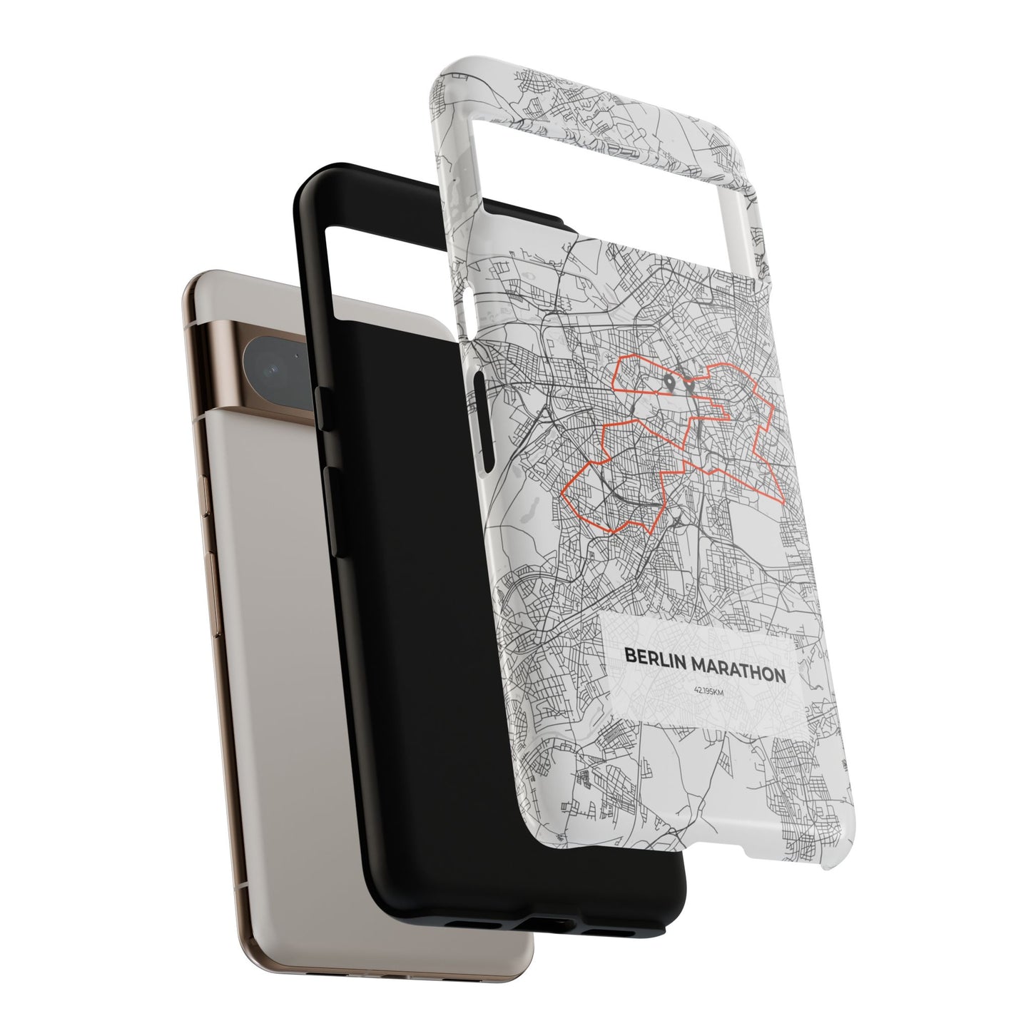 Berlin Marathon Route Tough Phone Case