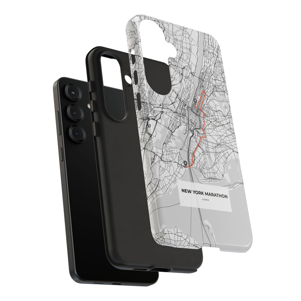 New York Marathon Route Tough Phone Case