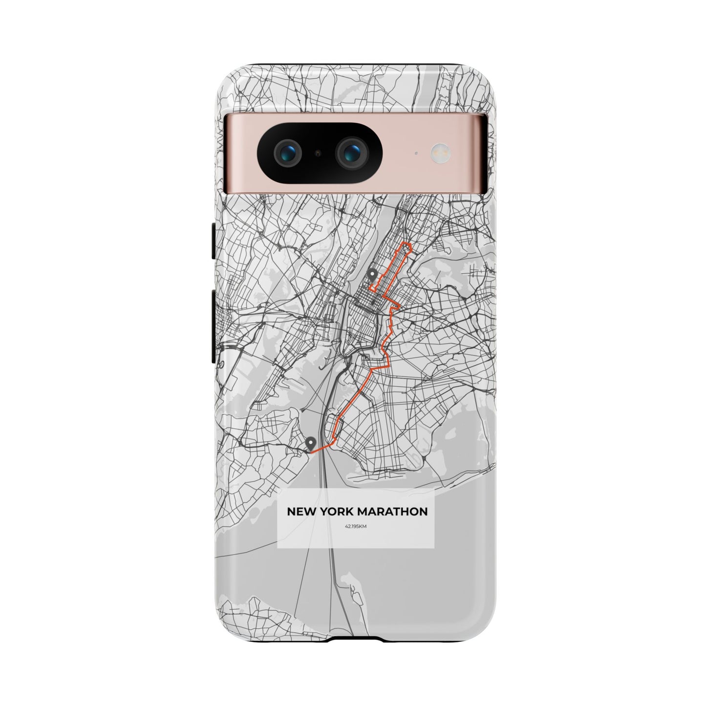 New York Marathon Route Tough Phone Case