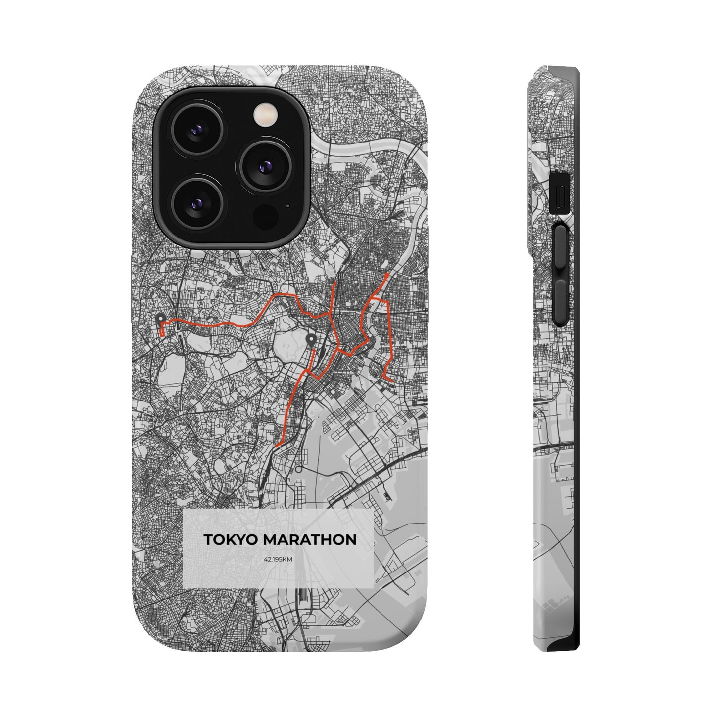 Tokyo Marathon Route Magnetic Impact-Resistant Phone Case