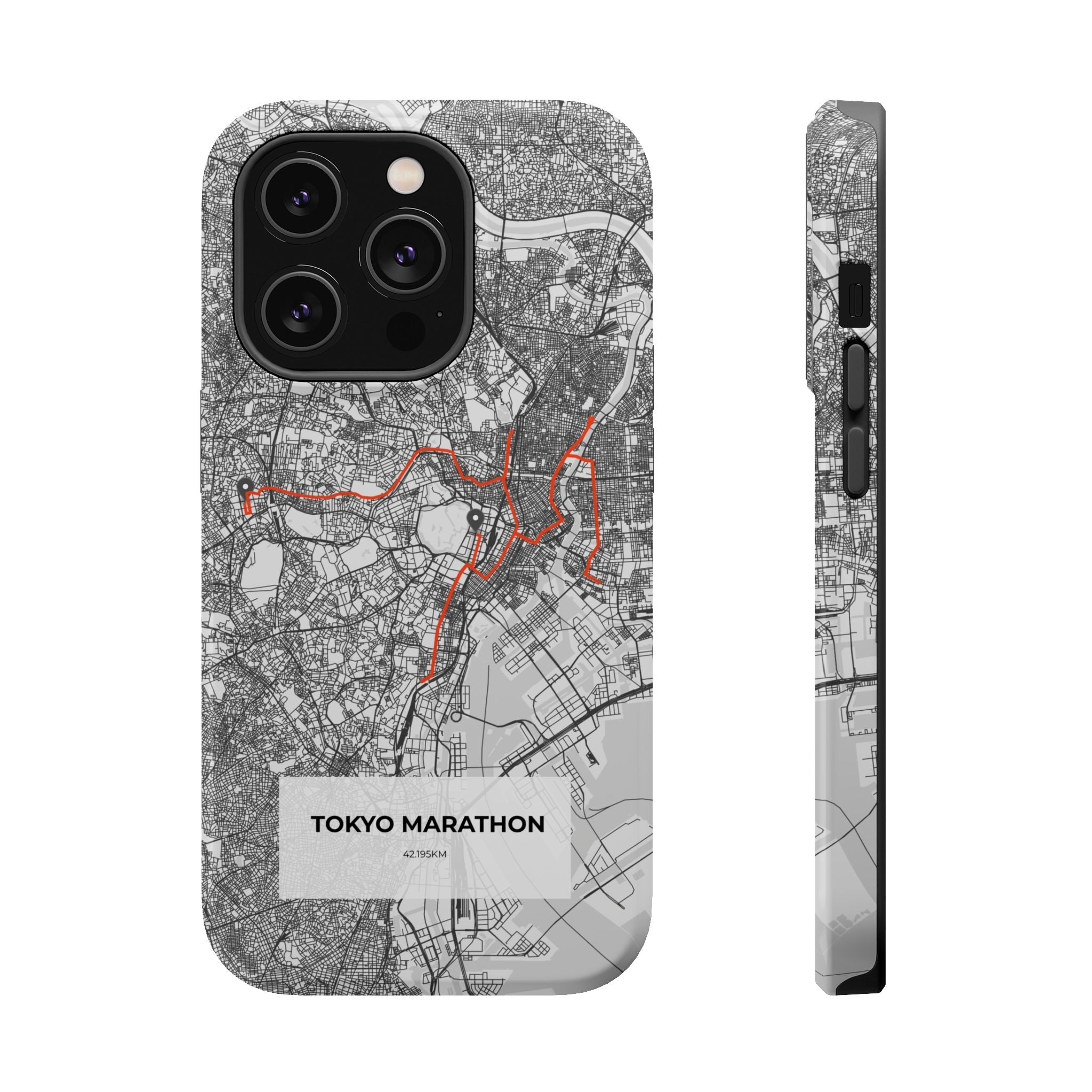 Tokyo Marathon Route Magnetic Impact-Resistant Phone Case