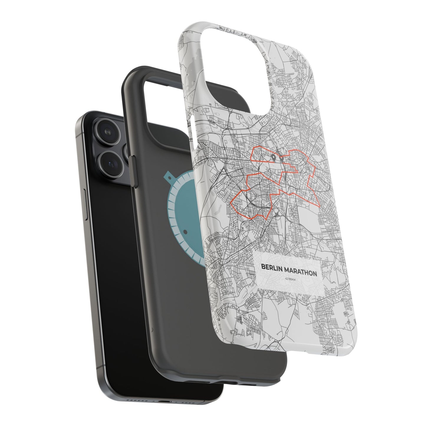 Berlin Marathon Route Magnetic Impact-Resistant Phone Case