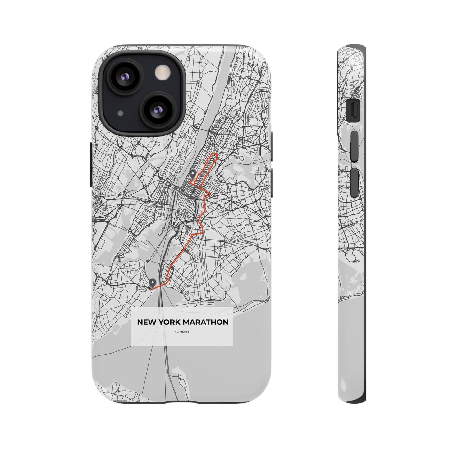 New York Marathon Route Tough Phone Case