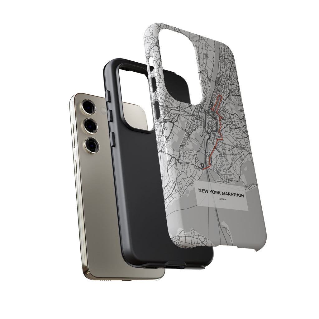 New York Marathon Route Tough Phone Case