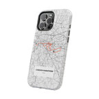 London Marathon Route Magnetic Impact-Resistant Phone Case
